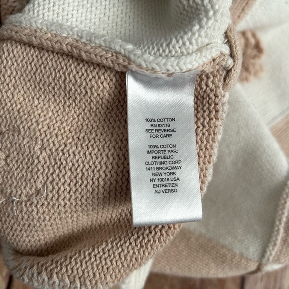 Industry Republic Clothing Two-Tone Sweater Vest with Floral Accents - Picture 5 of 5